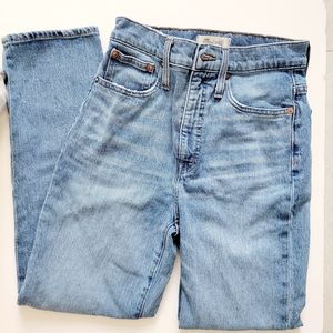 Madewell Denim Jeans size 25 Classic Straight